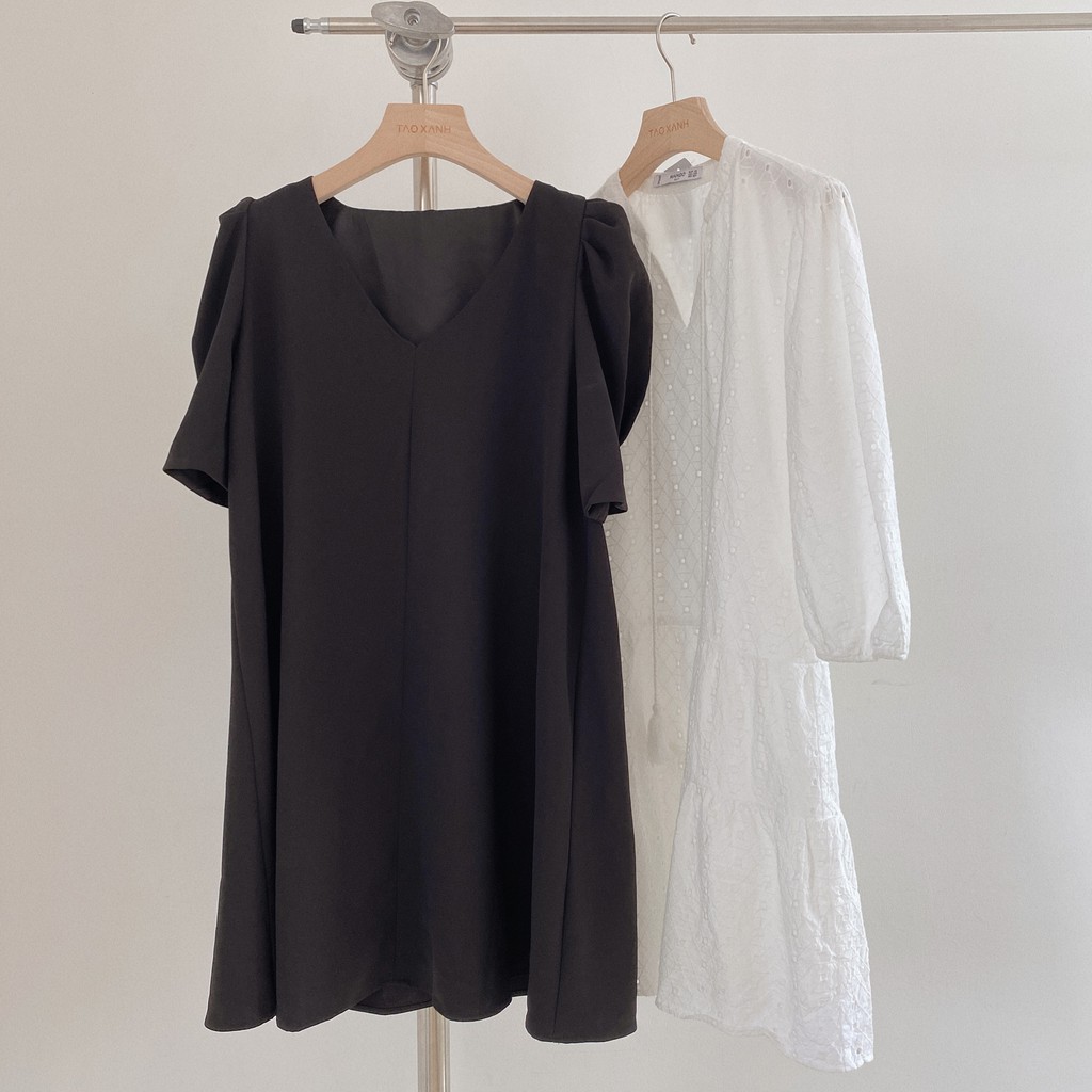 Váy dáng suông nữ Zr cộc tay bồng