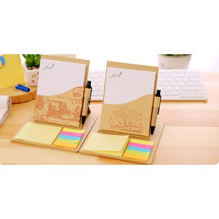 SỔ NOTE KÈM BÚT 14X14CM