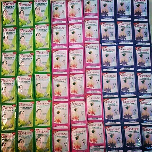 GERVENNE_ DÂY SỮA TẮM GERVENNE 5G ĐỦ MÙI LỰA CHỌN.