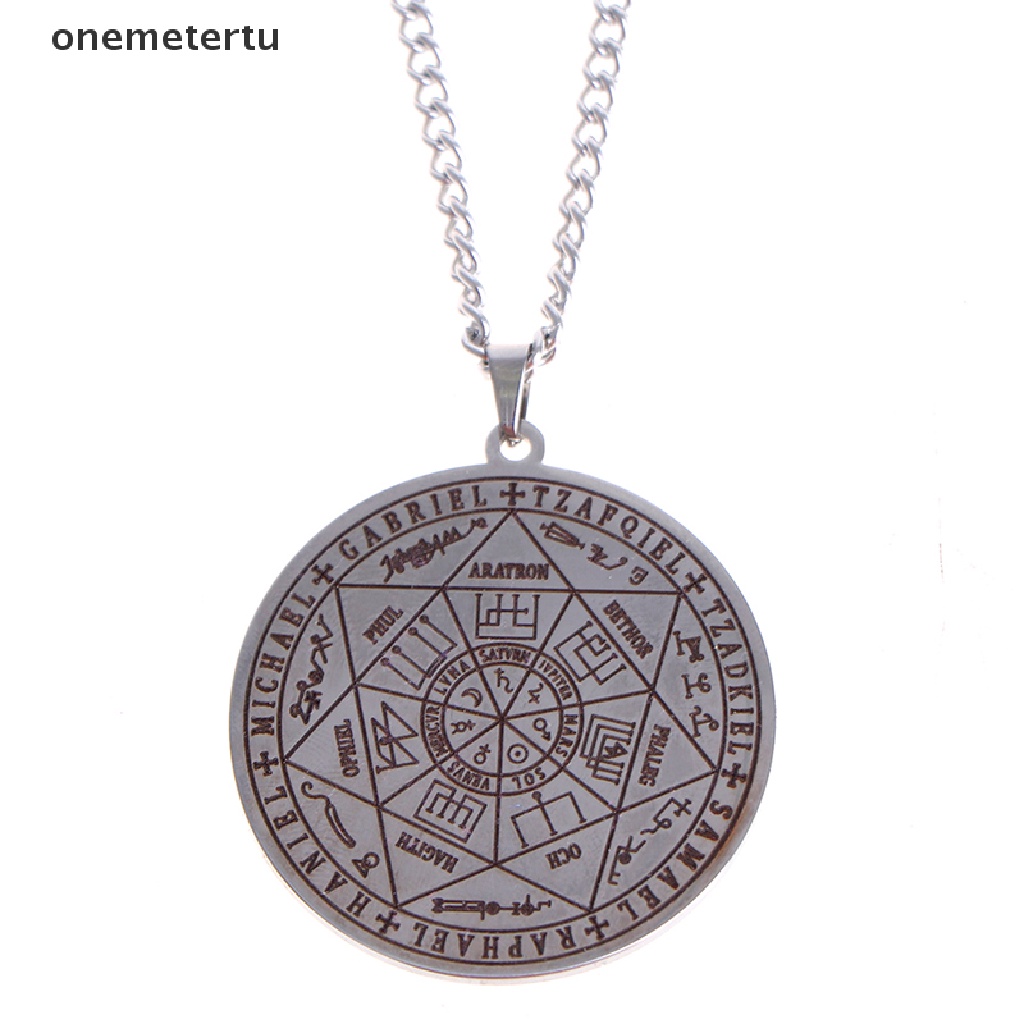 Dây Chuyền Mặt Khắc Chữ onemetertu Dawapara 7 Archangels Sigil