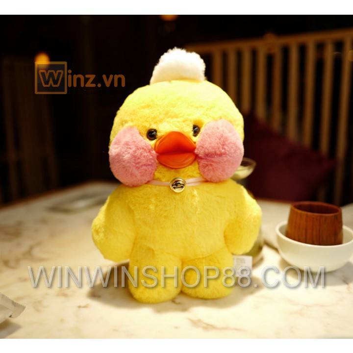 🐤 Gấu bông vịt má hồng Lalafanfan (30 cm) TNB204 🐤 Màu vàng 🐤 Muasamhot1208