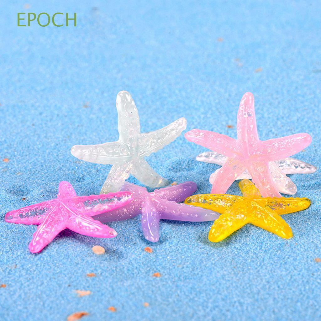 Epoch 1 Đồ trang trí Ngôi Sao Biển Mini Bằng Nhựa Resin Lấp Lánh Dành Cho Trang Trí Nhà Búp Bê / Tiểu Cảnh Thủ Công DIY
