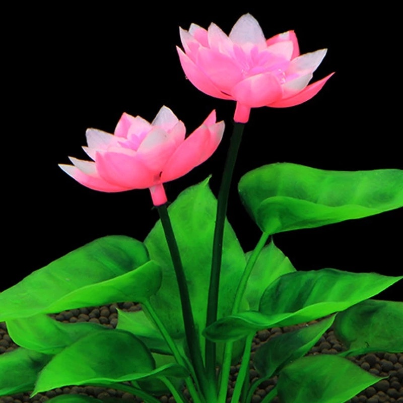 Cỏ sen giả trang trí bể cá