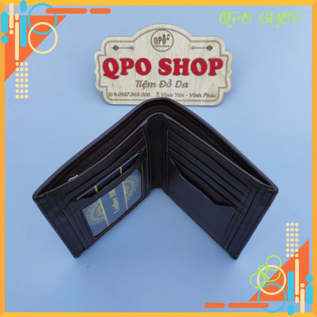 Ví Da Cao Cấp Rành Cho Nam Giới Full Da Bò Nappa Loại 1- Bảo Hành 12 Tháng