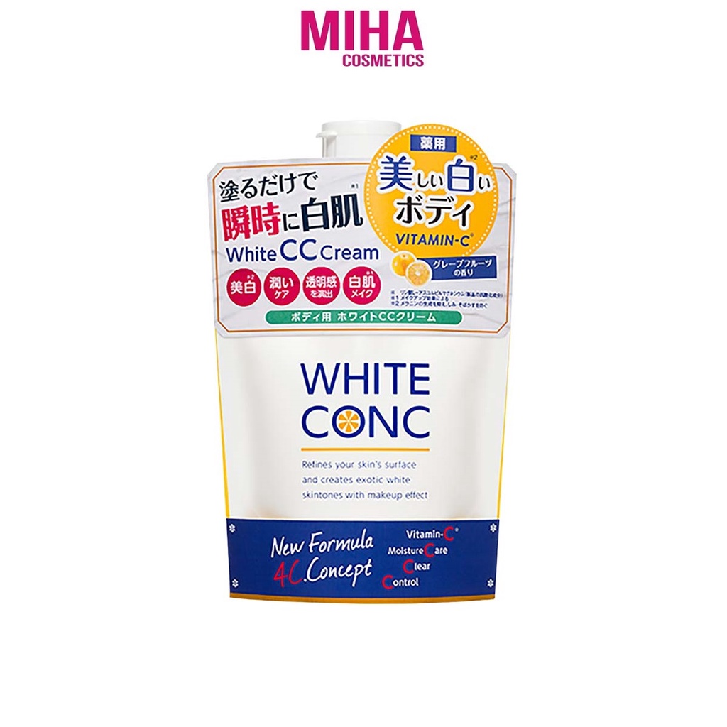 Sữa Dưỡng Thể Trắng Da White Conc Body CC Cream 200g Nhật Bản