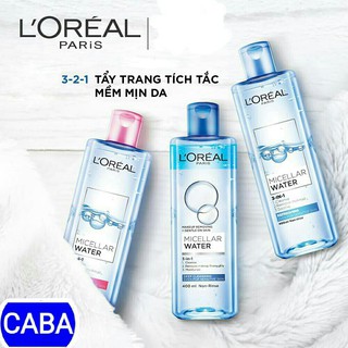 Nước Tẩy Trang Dưỡng Ẩm 3 In 1 L'Oreal Paris Micellar Water 400ml