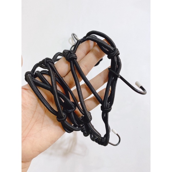 Dây ràng rổ xe máy độ co giãn tốt, dây dày dặn không bị nhão