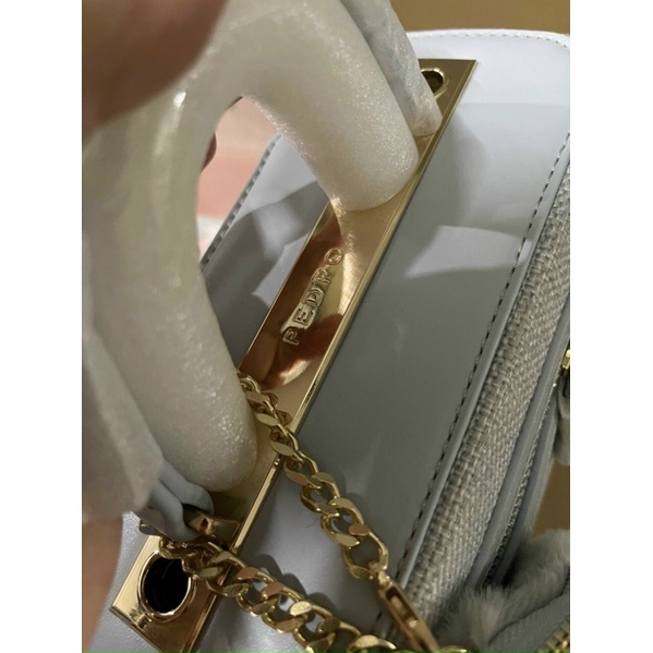 Túi cốp mũi heo có quai xách và dây đeo chéo- clip shop tự quay