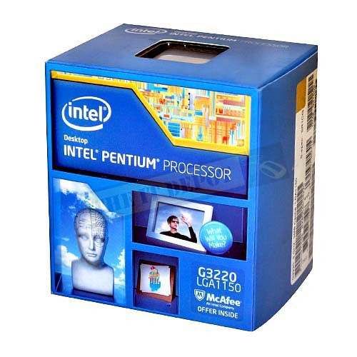 CPU Pentium Dual Core G3220 box kèm quạt xịn 20