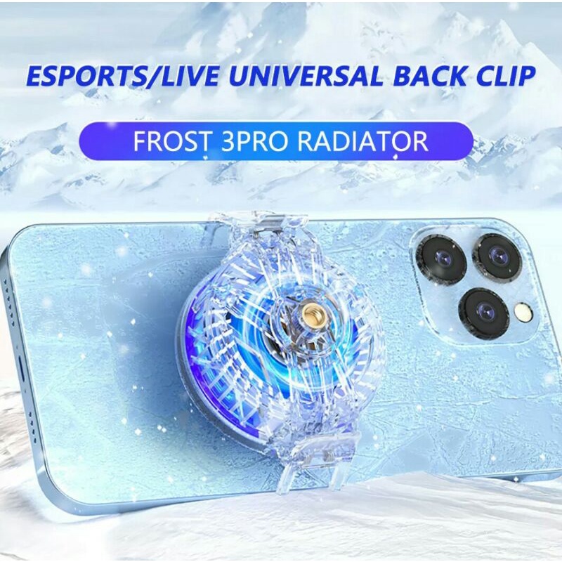 ✅Quạt Tản Nhiệt Bán Dẫn  GT19 Dạng Kẹp Tiện Dụng Hỗ Trợ Chơi Game Cho Điện Thoại Di Động