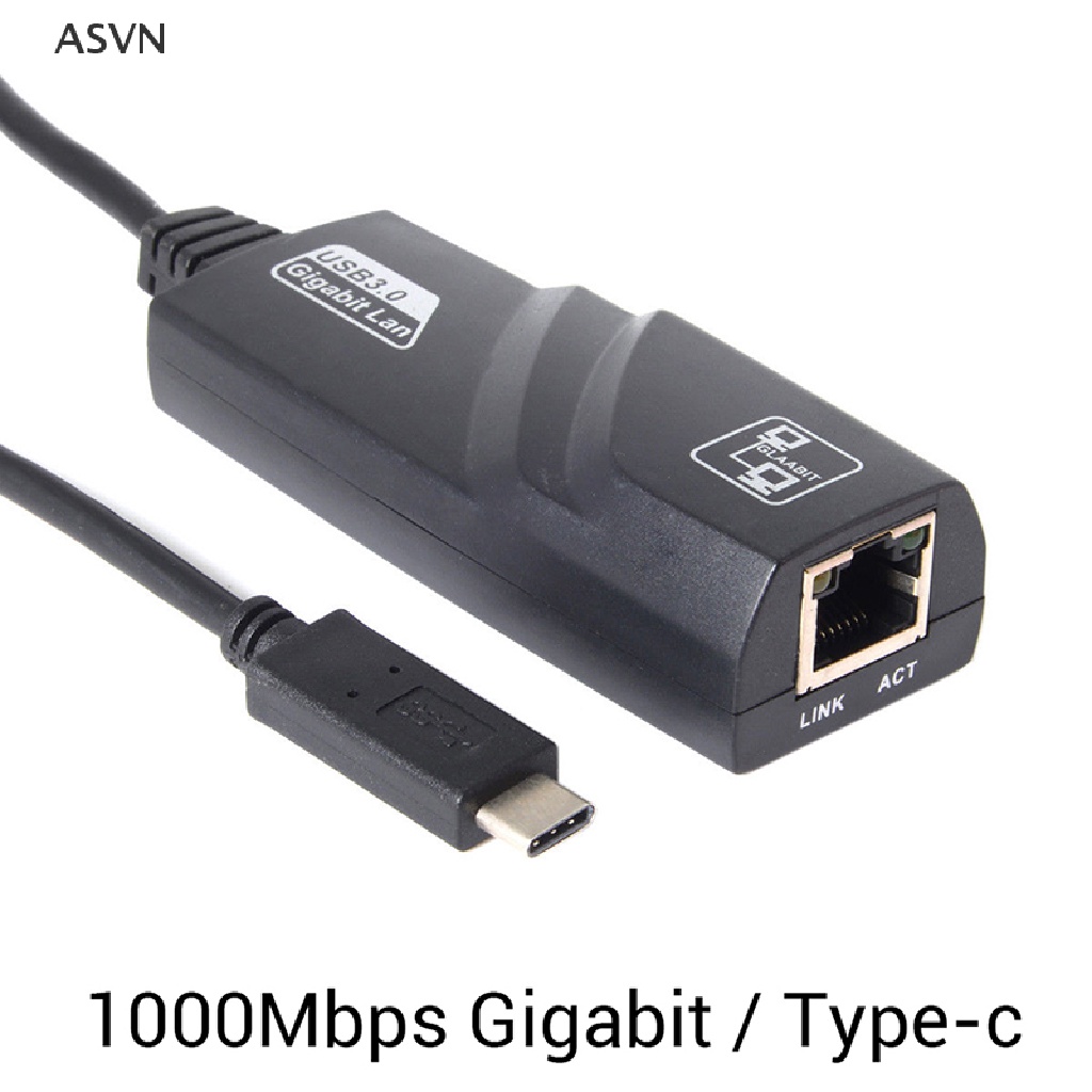 Dây cáp mạng LAN chuyển đổi USB-C sang RJ45 1000Mbps