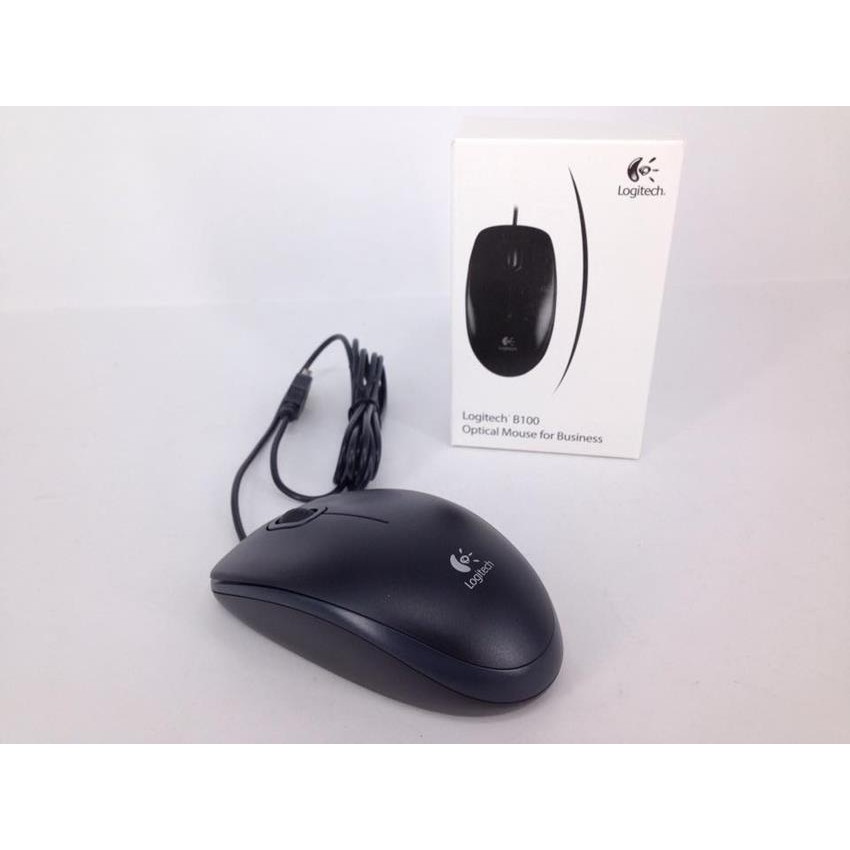Chuột Logitech B100 BH 36 Tháng Chính Hãng Phân Phối.