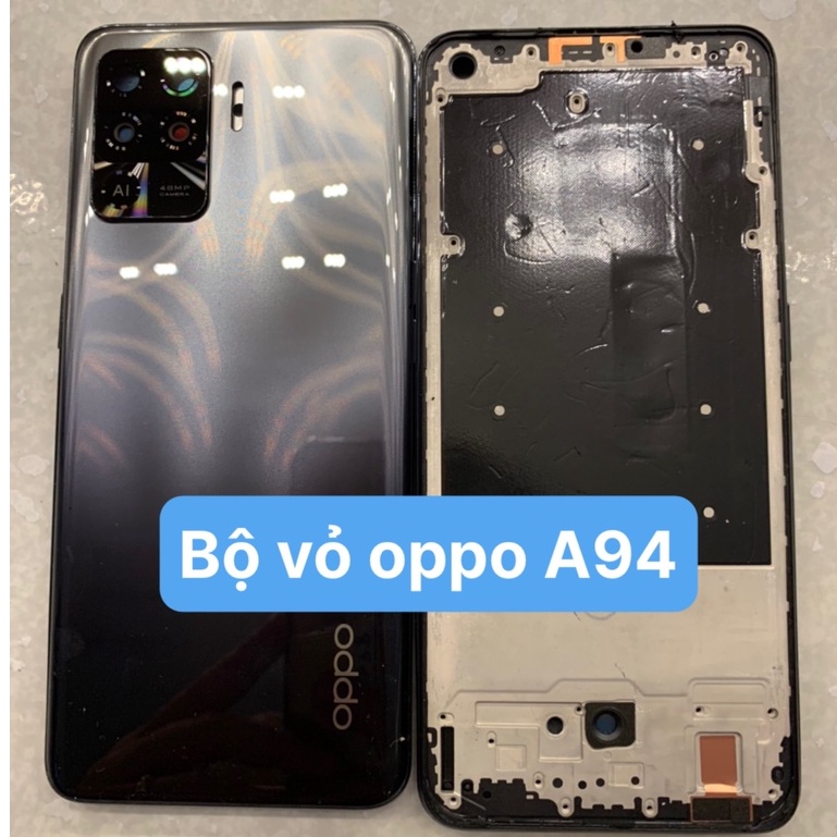 Bộ vỏ Oppo A94 2021 / gồm lưng, sườn, phím, kính camera