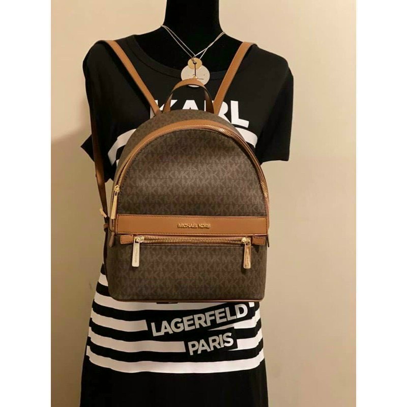 Ba lô 𝑴𝑲 nâu xanh hồng nhiều màu size 27 cm