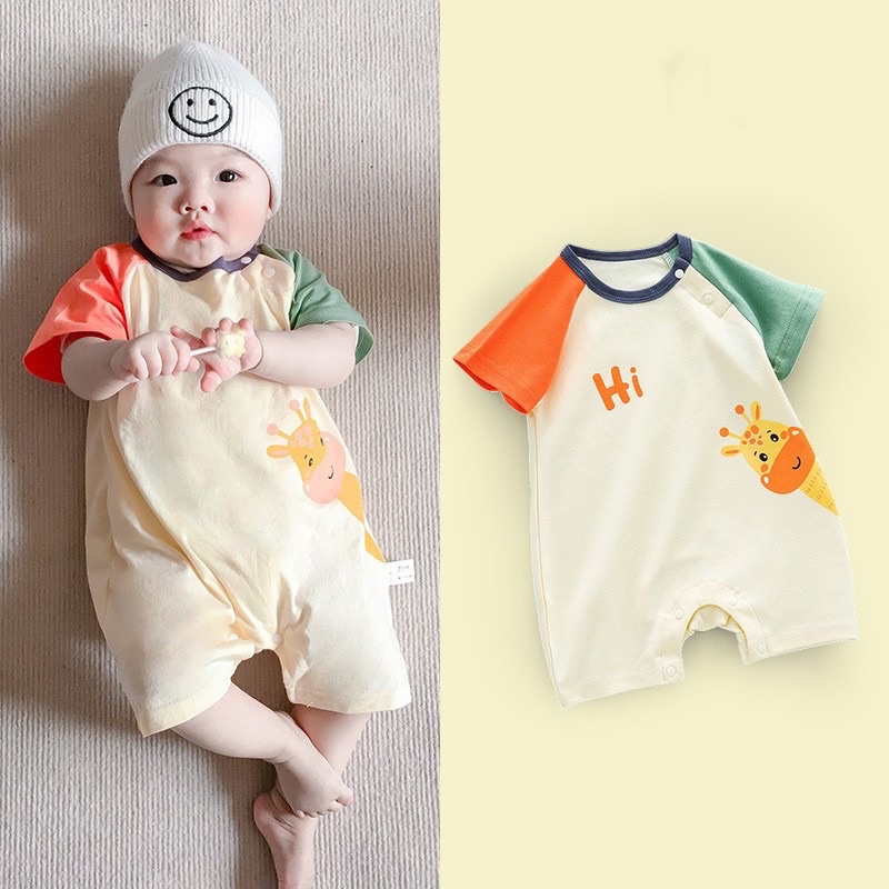 Body Đùi Hè Cotton Mỏng Mát Hàng Quảng Châu Cao Cấp Cho Bé Trai Bé Gái