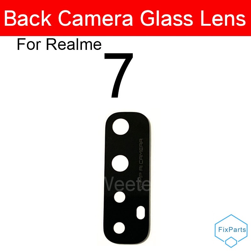 Ống Kính Camera Sau Có Miếng Dán Thay Thế Cho Oppo Realme 1 2 3 5S 5 5i 6 6i 7 7i 5G Pro