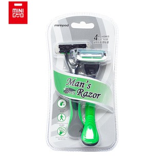 Bộ 2 dao cạo râu nam Minigood 4 lưỡi Thụy Điển-2-300924