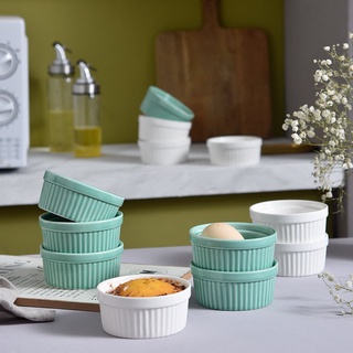 Khuôn sứ Pudding Ceramic, khuôn Ramenkin nhiều cỡ