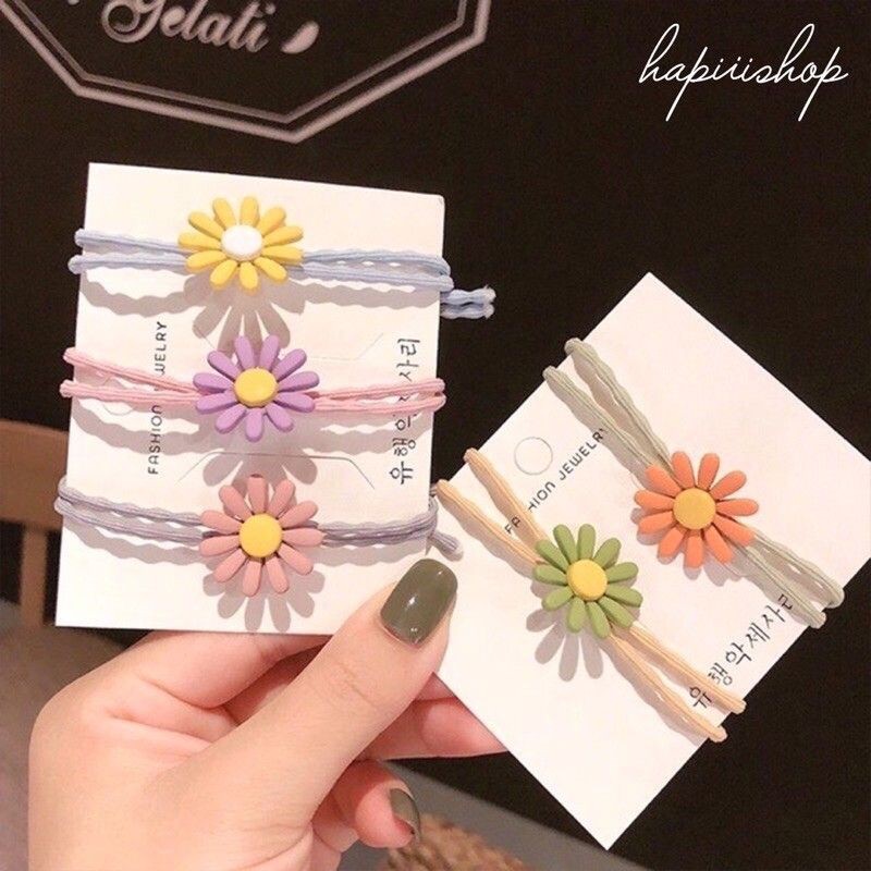 DÂY CHUN BUỘC TÓC CÚC HOẠ MI HÀN QUỐC