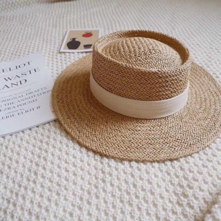 Mũ gaucho viền trắng