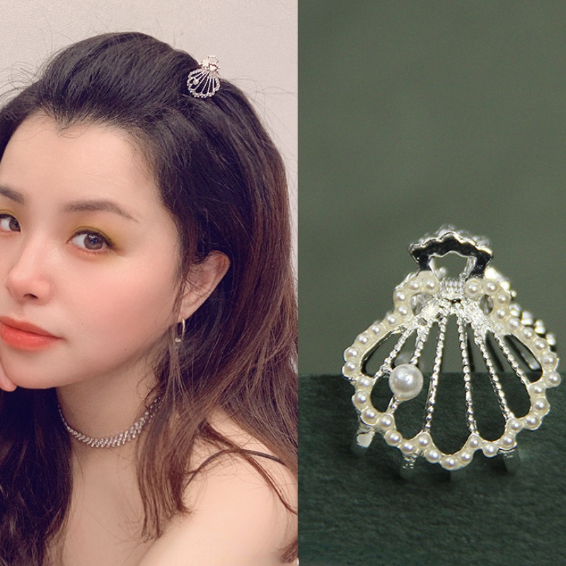 1 Kẹp Tóc Đính Đá Lấp Lánh Phong Cách Hàn Quốc Thời Trang Cho Nữ