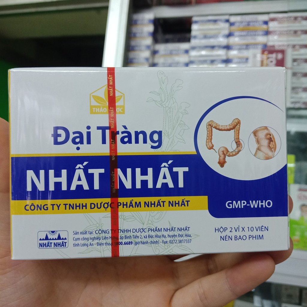 Đại tràng Nhất Nhất hộp 2 vỉ (20 viên) Chính Hãng