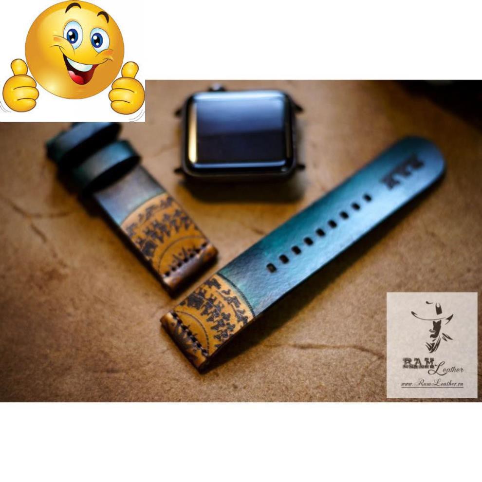 DÂY APPLE WATCH TRỐNG ĐỒNG VEGTAN XANH QUA GREEN - RAM SIMPLE TRỐNG ĐỒNG - ĐỦ SIZE .