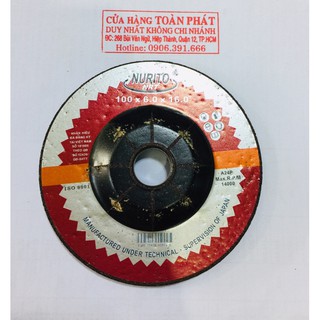 Đá mài nhật naruto- Mài sắt đỏ Nhật (size 100mm) sử dụng máy cầm tay