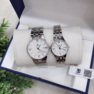 Giá 1 cặp ( Nhiều mẫu ) - Đồng hồ đôi nam nữ BABOLI chính hãng chống nước tốt mặt mỏng sang trọng đơn giản