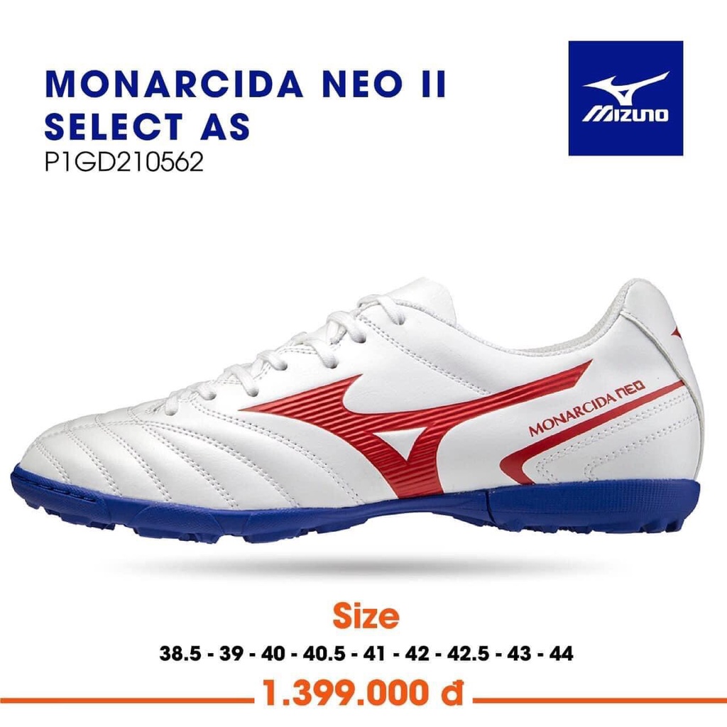 Giày bóng đá Chính Hãng MIZUNO MONARCIDA NEO II SELECT AS