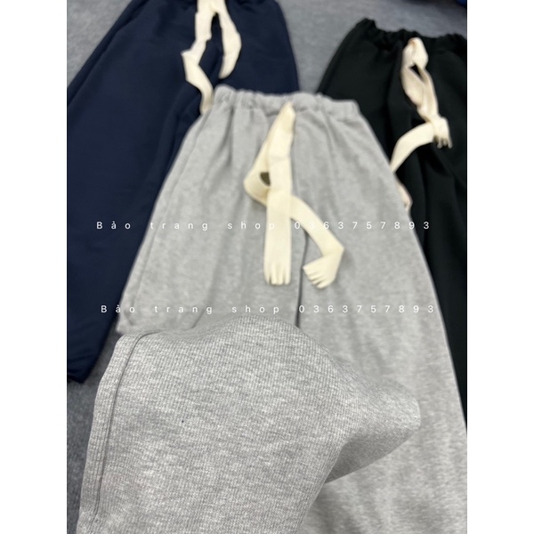 [CÓ ẢNH THẬT] Quần Ống Rộng Chất Nỉ Tăm Form Rộng Unisex Nam Nữ- Quần Culot Freesize