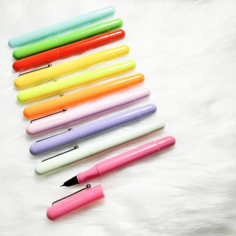 Bút máy Cánh Diều 202 ⚡ CAO CẤP ⚡ bút mực cho bé lớp 1 trở lên, thân bút bằng nhựa, được chọn màu
