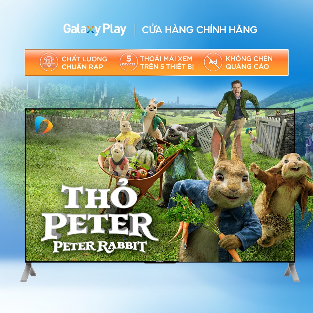 Toàn quốc  - Phim thuê Thỏ Peter trên ứng dụng Galaxy Play