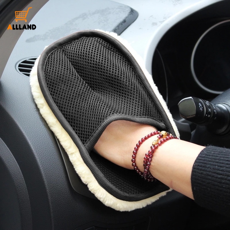 Găng Tay Lông Cừu Vệ Sinh Xe Hơi Chất Lượng Cao