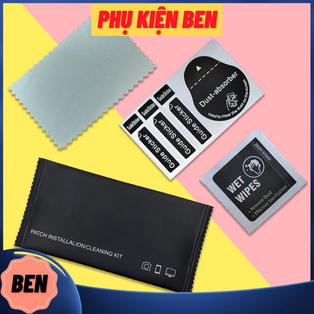 Bộ Khăn Lau và Lấy Bụi Chuyên Dụng Dùng Để Vệ Sinh màn Hình, Dán Cường Lực Điện Thoại, Skin PPf, Lau Kính- PHỤ KIỆN BEN