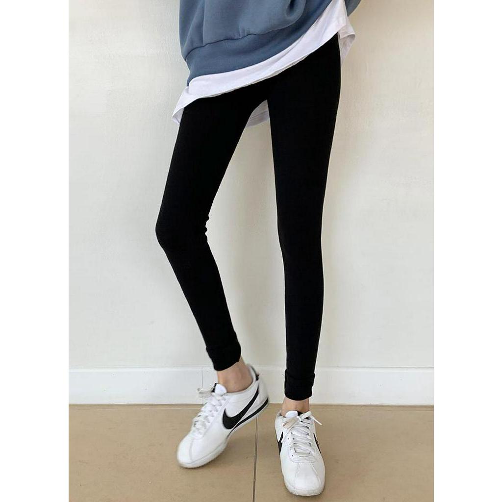 Quần Leggin Chất Thun Cotton Siêu Co Dãn Thoáng Mát