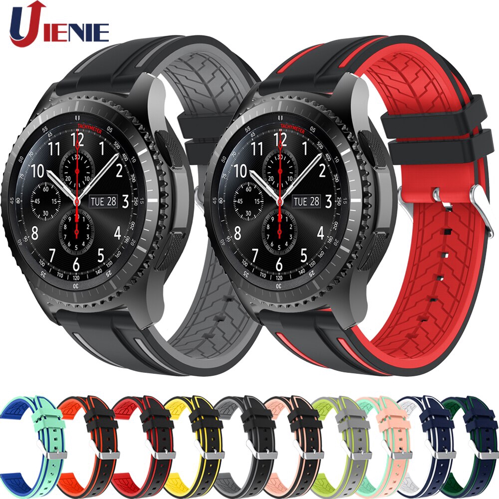 Dây Đeo Silicon Thể Thao Cho Đồng Hồ Thông Minh Samsung Galaxy Watch 46mm/gear S3 Frontier Classic