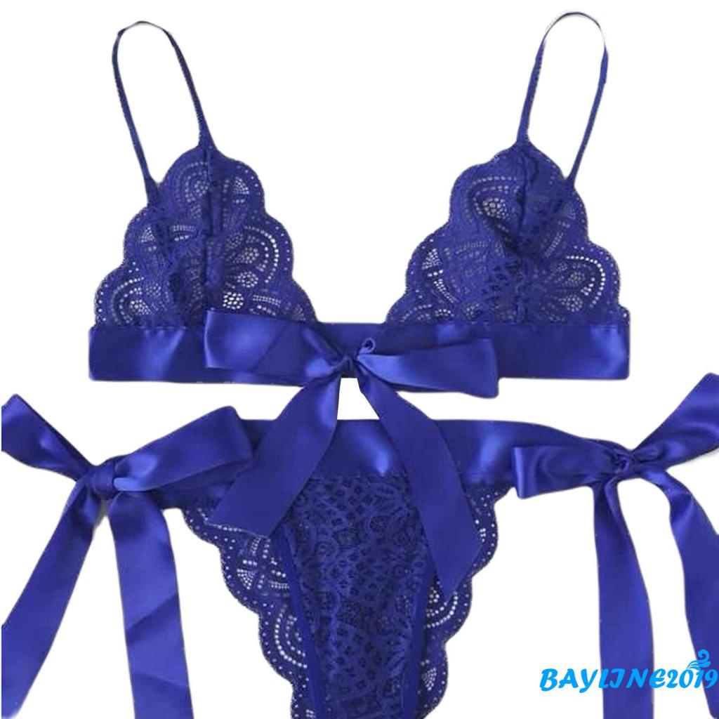 Set Đồ Lót Ren Hai Mảnh Quyến Rũ Cho Nữ