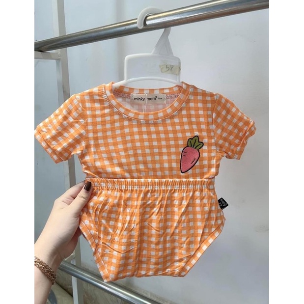 Bộ chip co giãn mềm mịn mát cho bé từ 4-18 kg