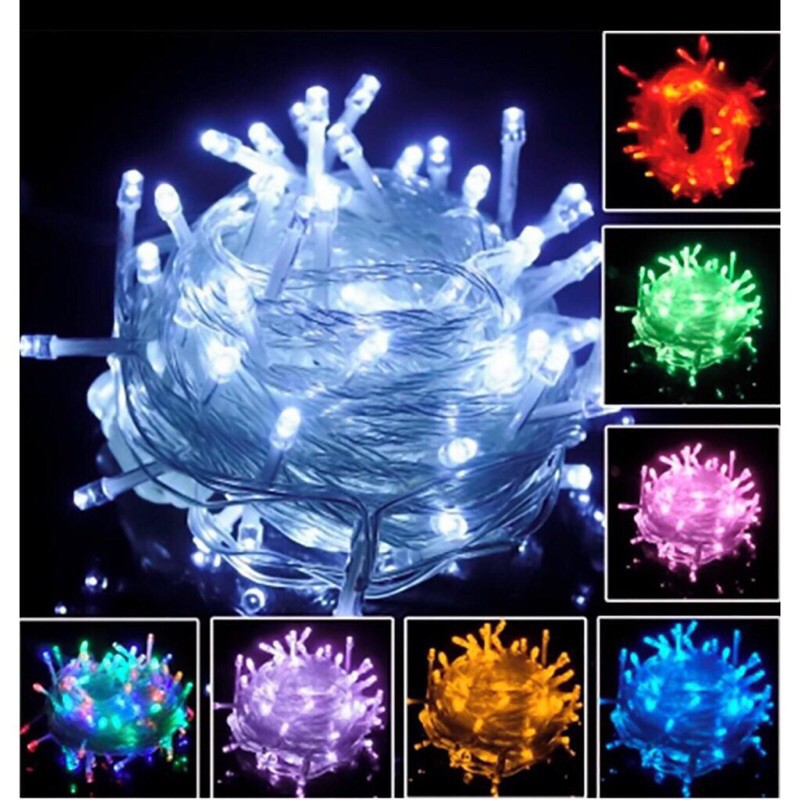 DÂY ĐÈN LED TRANG TRÍ TẾT , NOEL 6M /8M CHỚP , NHÁY CỰC ĐẸP