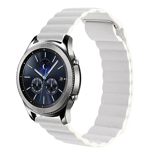 Dây da đeo cổ tay thay thế cho Samsung Galaxy Watch 42mm 46mm/Active Gear S3 Frontier Amazfit Huawei