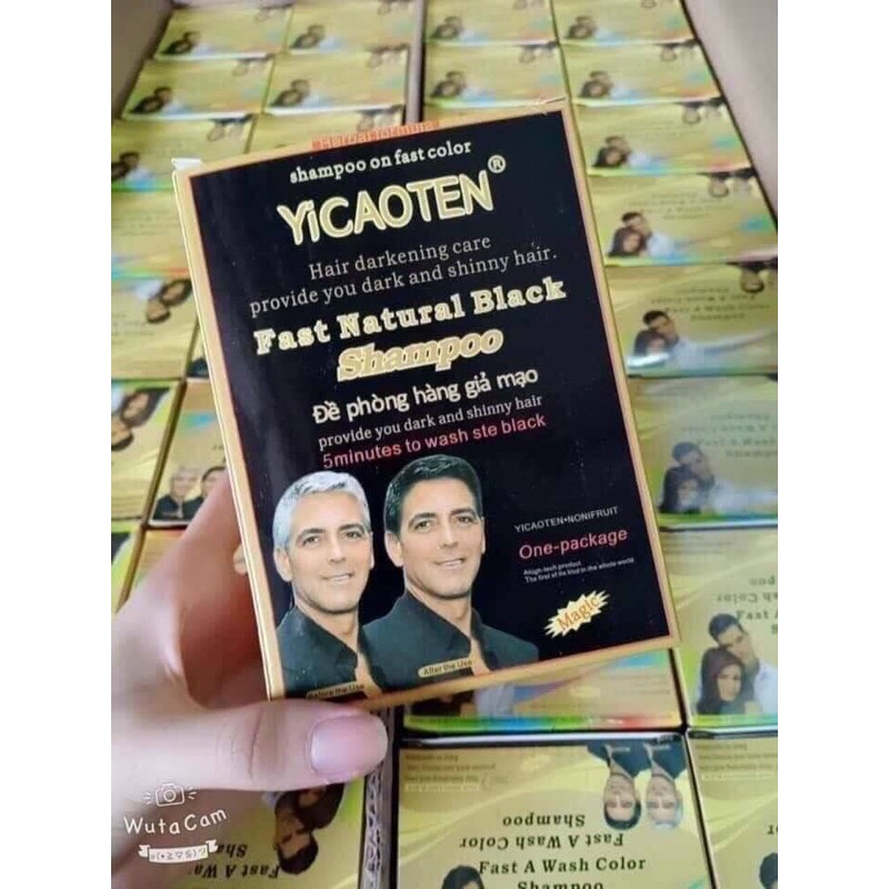 SIÊU PHẨM HUYỀN THOẠI Gội là đen (Combo 5 gói và một hộp)