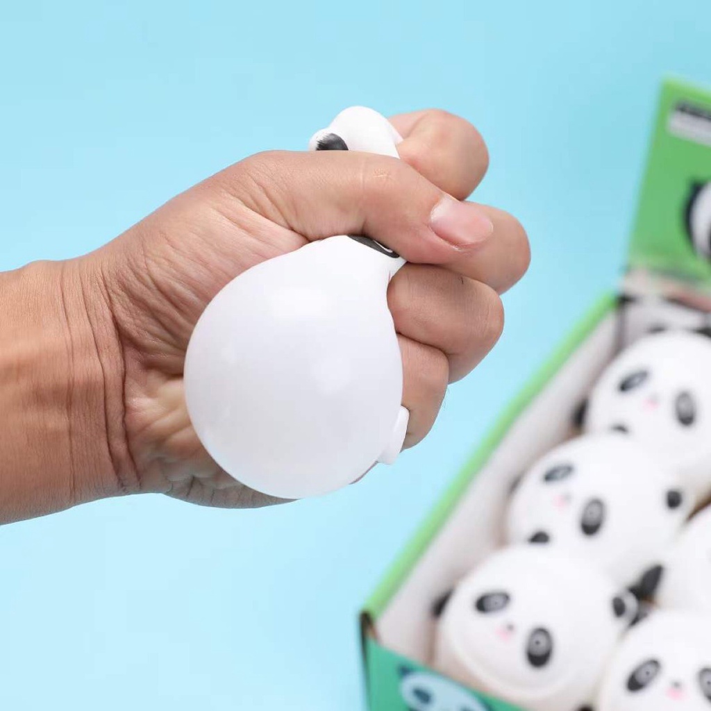 Squishy Mochi hình GẤU TRÚC PANDA mềm dễ thương chân thực giảm stress co dãn đàn hồi ngộ nghĩnh bóp bóp