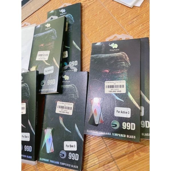 Kính cường lực full màn Vsmart Star4 Active3 Star3 Bee3 Cao cấp KingKong Voi đóng hộp