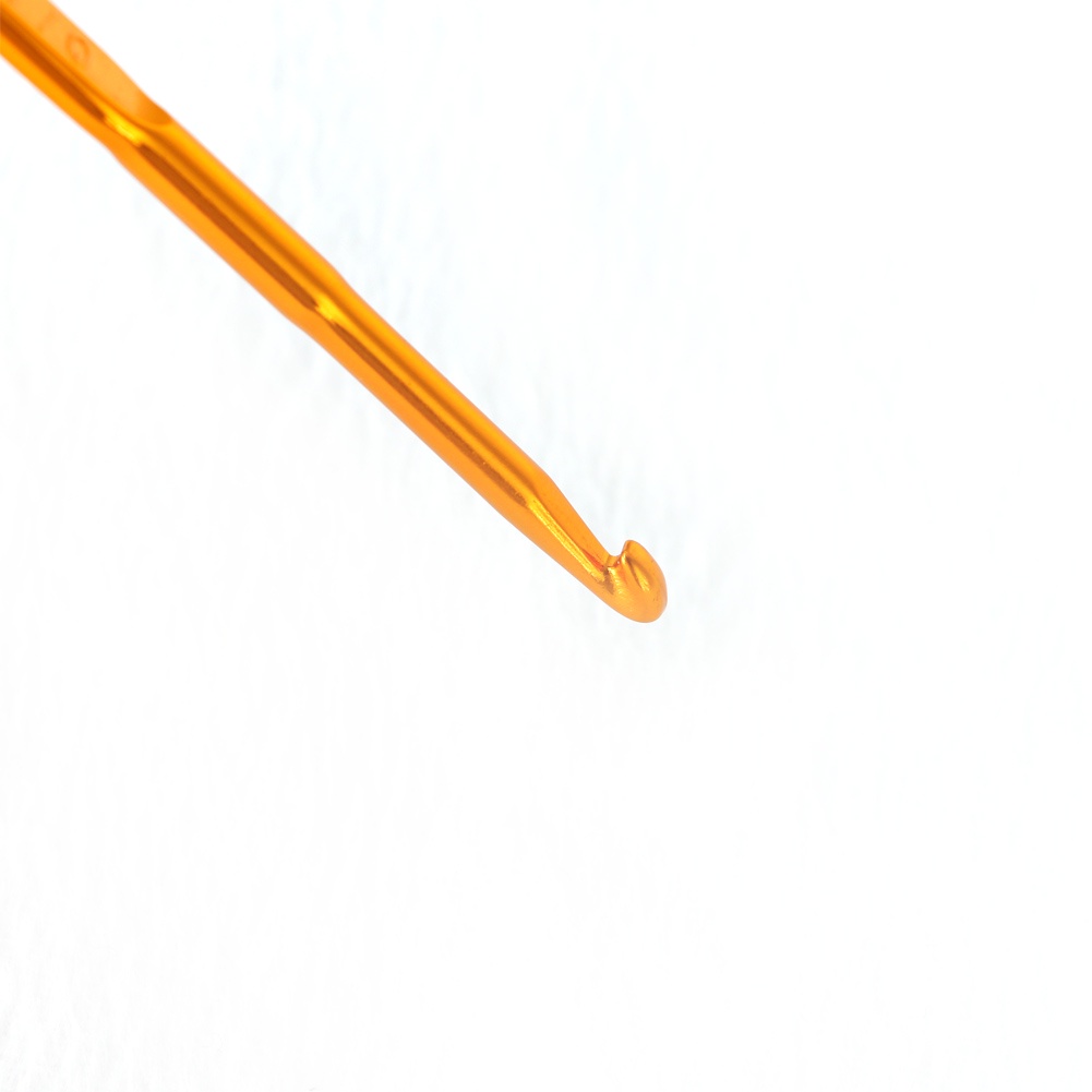 Set 10 Kim Đan Len Hai Đầu Bằng Nhôm Màu Vàng