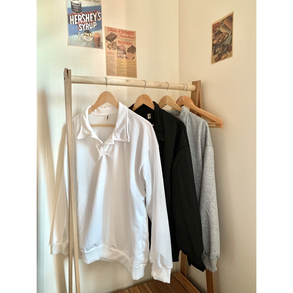 ÁO POLO NỈ DÀI TAY