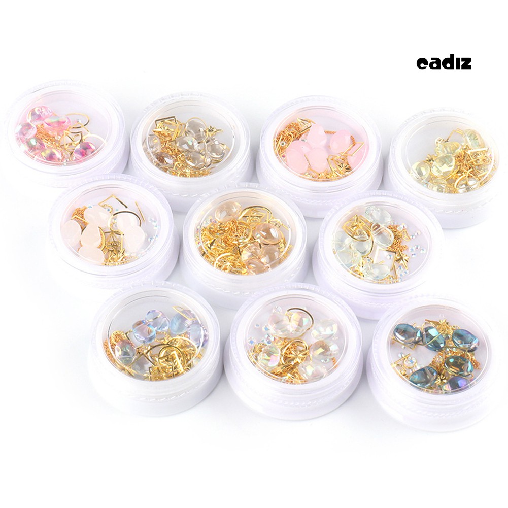 [Hàng mới về] Hộp hình dán trang trí móng tay nghệ thuật dễ thương