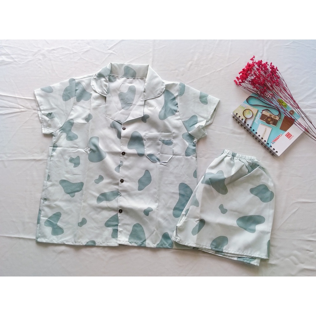 Đồ bộ pijama ngắn hoạ tiết đáng yêu, vải kate mềm, nhẹ, siêu xinh cho nữ, sale giá khủng