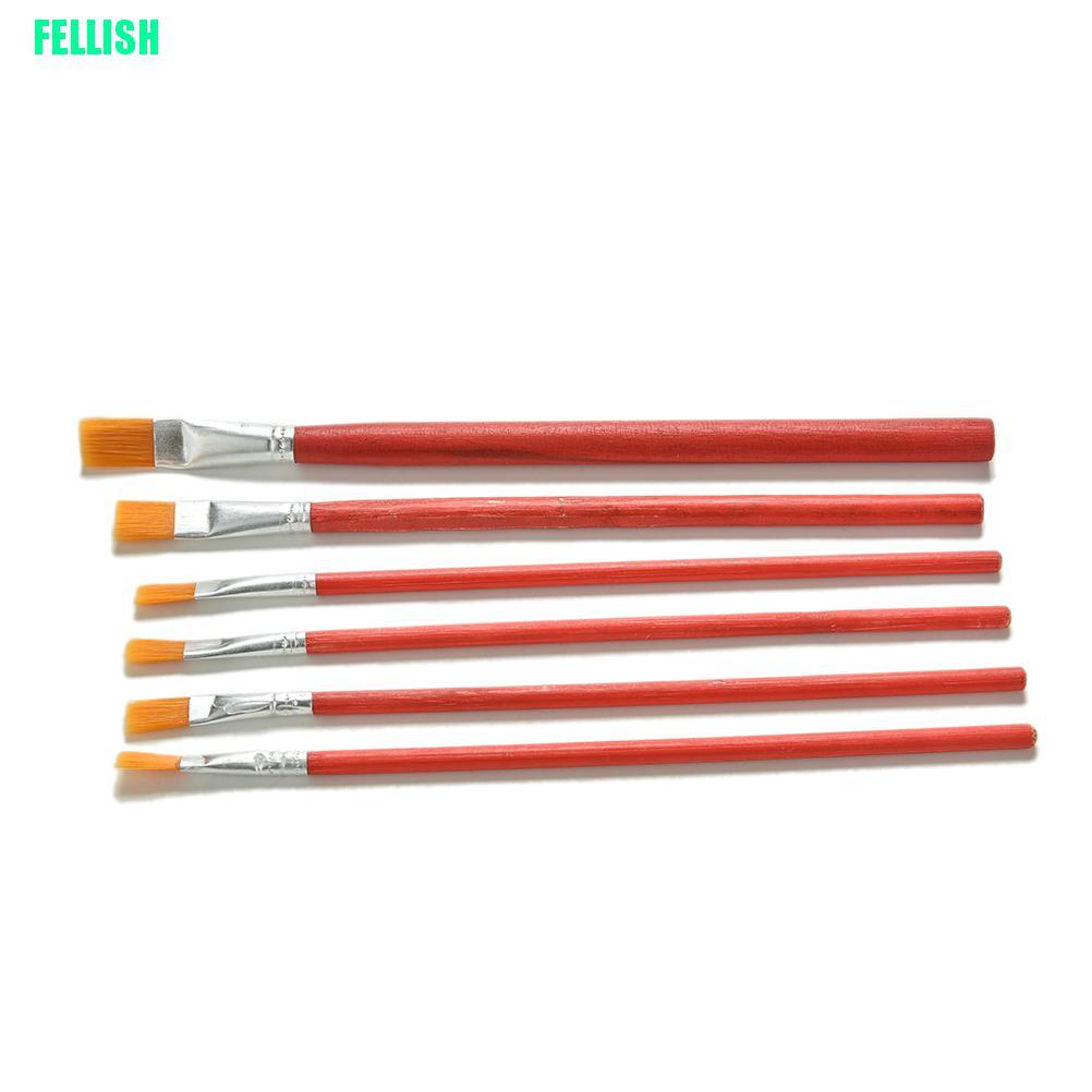 Set 6 Cọ Vẽ Tranh Sơn Dầu Chuyên Nghiệp Chất Lượng Cao