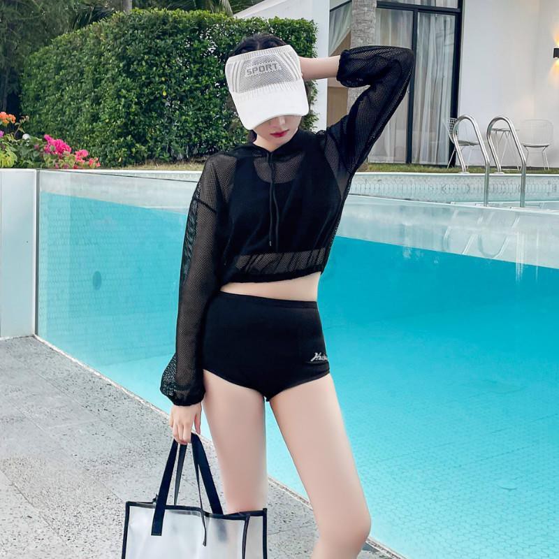 Bộ Đồ Bơi Thể Thao Ba Mảnh Phong Cách Hàn Quốc Dành Cho Nữ 2021 | BigBuy360 - bigbuy360.vn